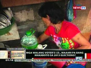 OC: Mga walang voter's I.D., maari pa bang   makaboto sa 2013 elections?