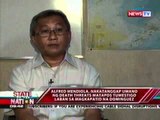 Alfredo Mendiola, nakatanggap ng death threats matapos tumestigo laban sa magkapatid na Dominguez