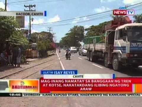 BT: Mag-inang namatay sa banggaan ng tren at kotse sa Cavite, nakatakdang ilibing ngayong araw