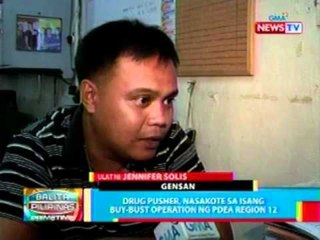 BP: Drug pusher, nasakote sa isang   buy-bust operation ng PDEA   region 12