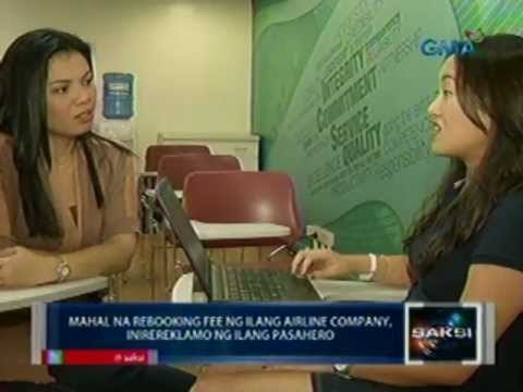 Saksi: Mahal na rebooking fee ng ilang airline company, inirereklamo ng ilang pasahero (051112)