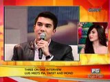 SC: Three on one interview: Luis meets Pia, Sweet and Mond