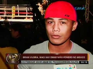 24ORAS:  Brian Viloria, wagi kay Omar   Niño Romero ng Mexico