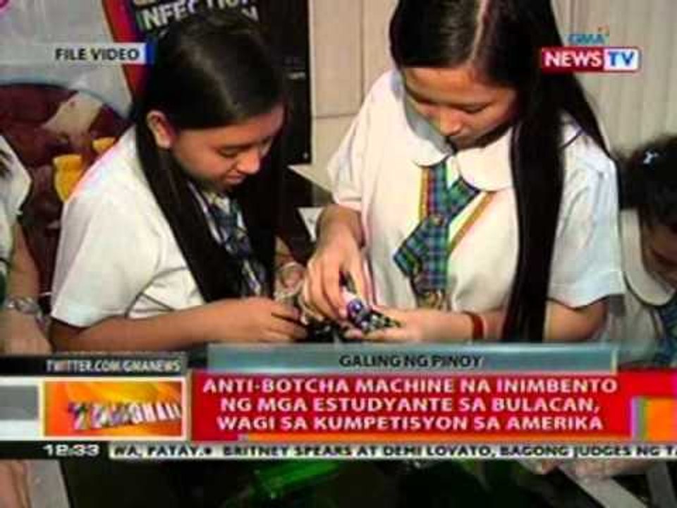 BT:  Anti-botcha machine na inimbento ng mga estudyante sa Bulacan, wagi sa kumpetisyon sa Amerika