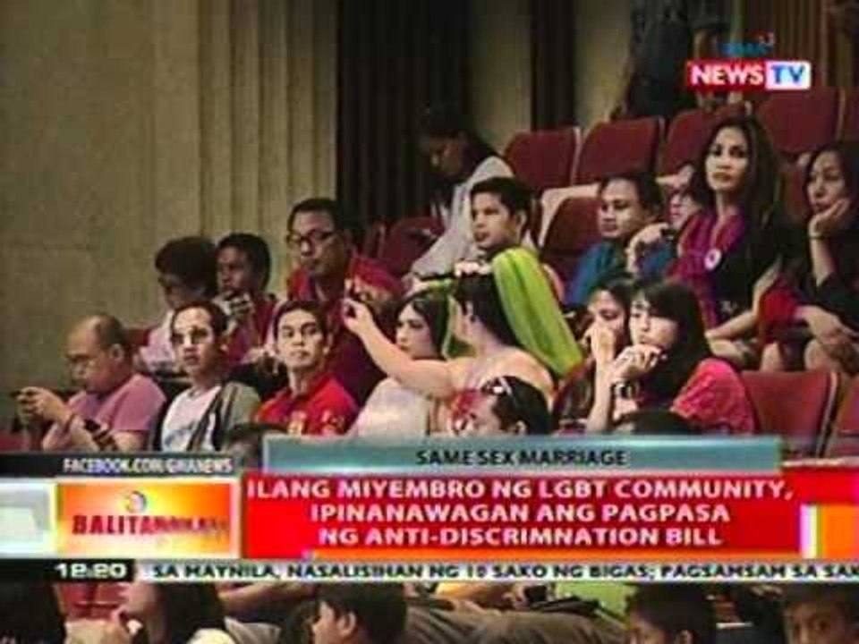 BT: Ilang miyembro ng LGBT Community,   ipinanawagan ang pagpasa ng anti-  discrimination bill