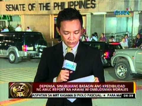 24 Oras: Sen. Santiago at Ombudsman Morales, nagkasagutan