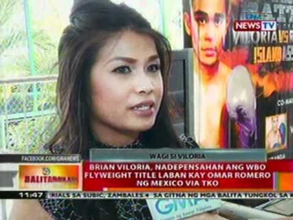 BT: Brian Viloria, nadepensahan ang WBO   flyweight title vs Omar Romero ng Mexico   via TKO