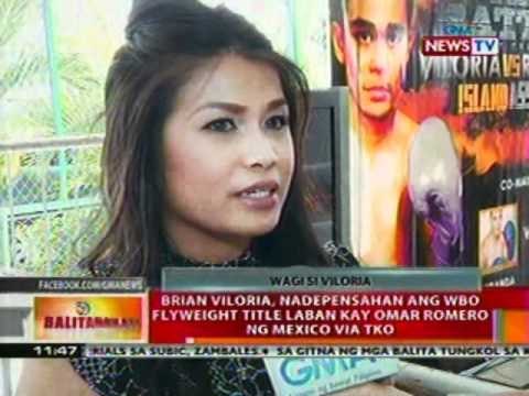 BT: Brian Viloria, nadepensahan ang WBO flyweight title vs Omar Romero ng Mexico via TKO