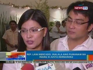 NTG: Rep. Lani Mercado, inalala ang pumanaw na inang si Justa Hernandez (051412)