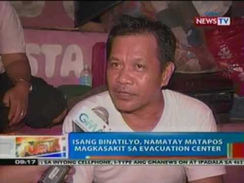 NTG: 1 binatilyo, namatay matapos magkasakit sa evacuation center sa Tondo, Maynila (051512)