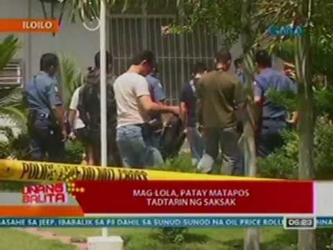 UB: Mag-lola, patay matapos tadtarin ng saksak sa Iloilo (051512)