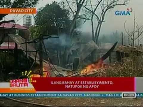 UB: Ilang bahay at establisyimento sa Davao City, natupok ng apoy (051512)