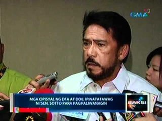 Sen. Sotto, dismayado sa DFA at DOJ matapos makalabas ng bansa ang Panamanian diplomat na inireklamo