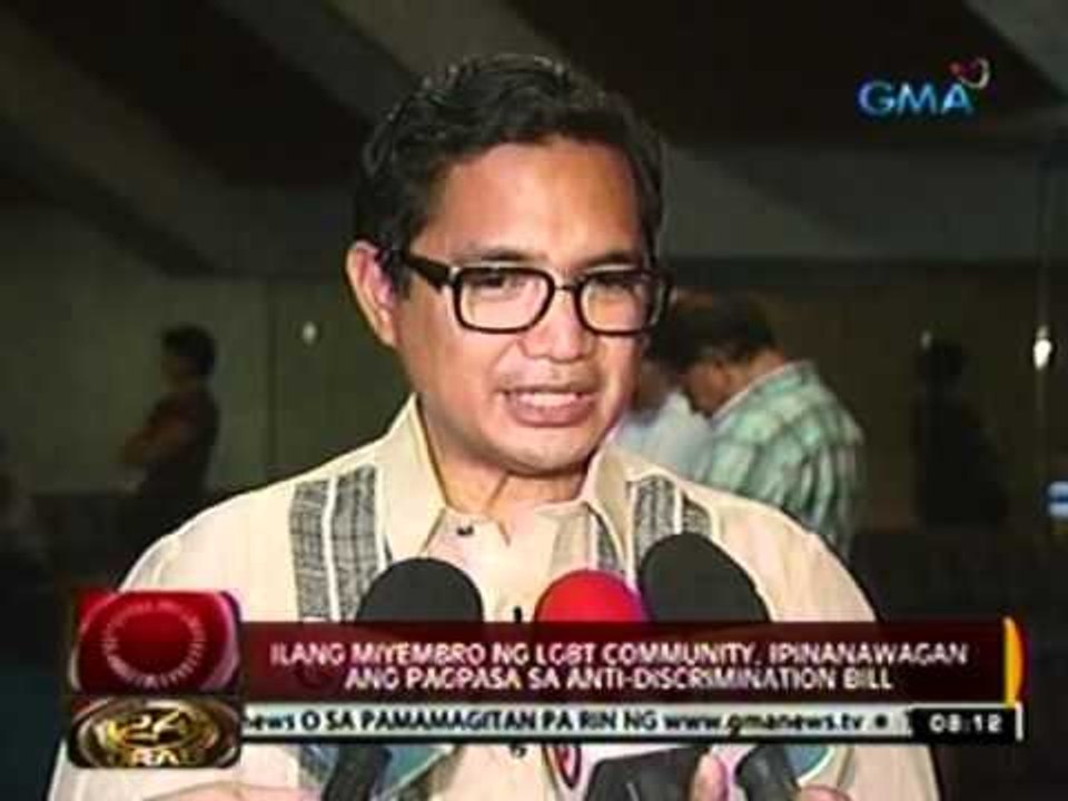 24 Oras: Ilang miyembro ng LGBT community, ipinanawagan ang pagasa sa anti-discrimination bill
