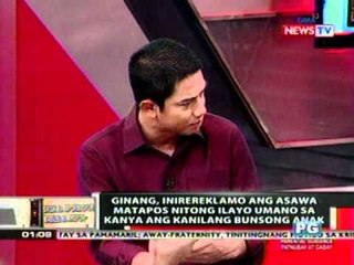 OC:  Ginang, inirereklamo ang asawa nang ilayo   sa kanya ang bunsong anak