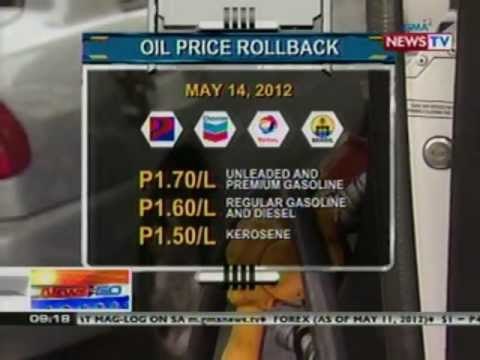 NTG: Mga oil firms, nagpatupad ng bigtime rollback (051412)