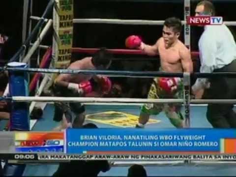 NTG: Viloria, nanatiling WBO Flyweight Champion matapos talunin si Romero (051412)