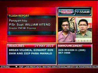 DB: 11 patay, 10 sugatan nang mahulog ang sinasakyang jeep sa bangin sa Mt. Province (051412)