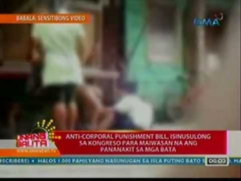 UB: Anti-Corporal Punishment Bill, isinusulong sa Kongreso (051412)