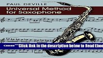 Read Universal Method for Saxophone Best Collection
