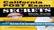 [PDF] California POST Exam Secrets Study Guide: POST Exam Review for the California POST