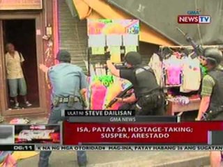 QRT:  1, patay sa hostage-taking sa Sampaloc,   Manila