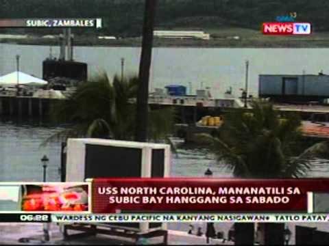 QRT: USS North Carolina, mananatili sa Subic bay hanggang Sabado