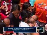 Saksi: Erap, namahagi ng tulong sa mga nasunugan sa Tondo