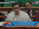 NTG: Harvey Keh, nasermunan ni Sen. Santiago dahil sa pagsusumite niya ng mga unverified documents