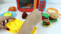 MICROWAVE OVEN TOY Play Dough Food Toy Food Cooking Set for Kids