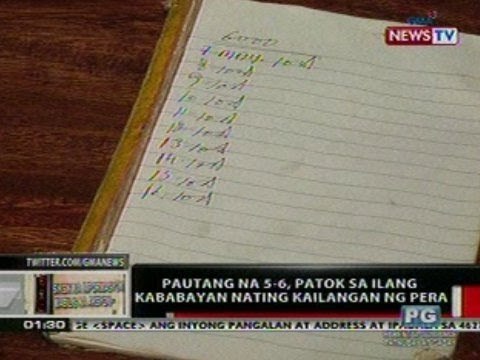 OC: Pautang na 5-6, patok sa ilang kababayan nating kailangan ng pera