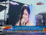 NTG:  Update mula sa Bataan kung saan nagmula ang ina ni Jessica Sanchez (051812)