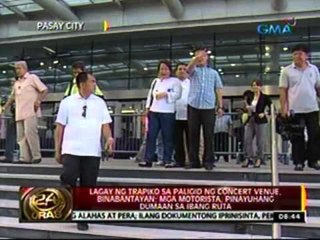 24 Oras: Daan-daang pulis, ipinakalat para tiyakin ang seguridad sa concert ni Lady Gaga