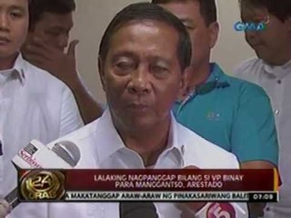 24 Oras: Lalaking nagpanggap bilang si VP Binay para manggantso, arestado