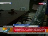 BT: Hukom at empleyado ng Manila RTC, lumiban sa trabaho ngayon para makadalo sa impeachment trial