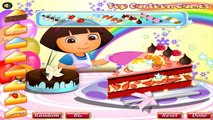 dora aventureira em português - Baby Dora Yummy Cake Decorating Games - dora en español 138