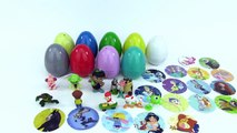 20 Surprise Eggs Kinder Surprise Cars Disney Hello Kitty Zootropolis
