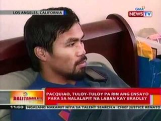 BT: Manny Pacquiao, nakipag-teleconference sa int'l boxing press