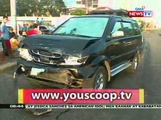 BP: Youscoop: 3 sugatan sa banggaan ng 2 sasakyan