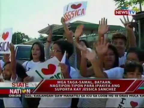 SONA: Mga taga-Samal, Bataan, nagtipon-tipon para ipakita ang suporta kay Jessica Sanchez
