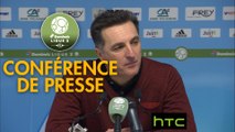 Conférence de presse Amiens SC - RC Strasbourg Alsace (4-3) : Christophe PELISSIER (ASC) - Thierry LAUREY (RCSA) - 2016/2017