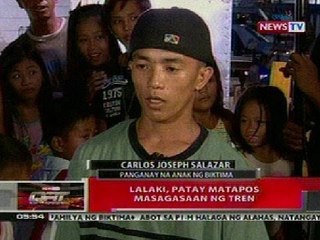 QRT: Pamilya ng lalaking nasagasaan ng tren, patuloy ang pagluluksa