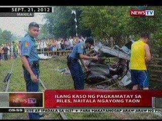 QRT: Ilang kaso ng pagkamatay sa riles, naitala ngayong taon