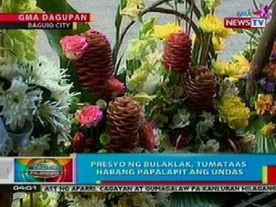 BP: Presyo ng bulaklak, tumataas habang papalapit ang undas