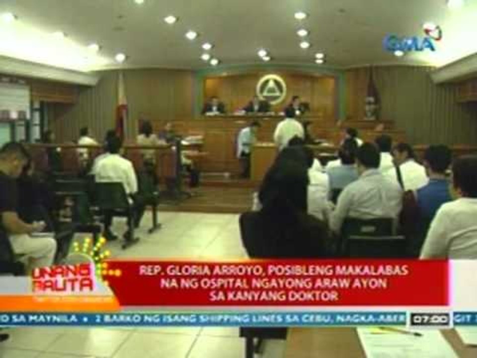 Rep. Gloria Arroyo, posibleng makalabas na ng ospital ngayong araw ayon sa kanyang doktor