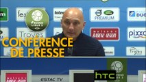 Conférence de presse ESTAC Troyes - AC Ajaccio (1-2) : Jean-Louis GARCIA (ESTAC) - Olivier PANTALONI (ACA) - 2016/2017