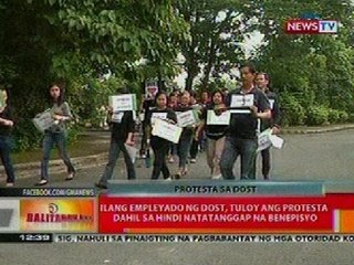 BT: Ilang empleyado ng DOST, tuloy ang protesta dahil sa hindi natatanggap na benepisyo