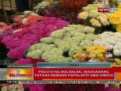 BT: Presyo ng bulaklak, inaasahang tataas habang papalapit ang Undas