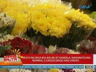 UB: Presyo ng mga bulaklak at kandila sa ilang pamilihan, nananatiling normal bago ang undas
