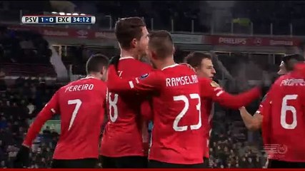 Van Ginkel GOAL (1-0) PSV vs Excelsior
